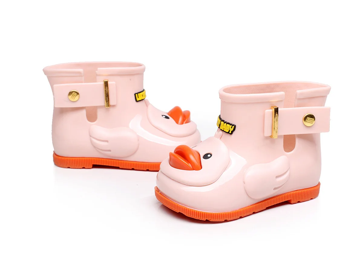 Зимняя мода кашемир короткие сапоги дети желе сапоги дети дождь ботильоны биоконтроля обувь
