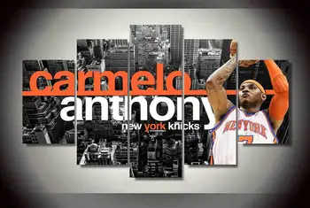 

High Quality NO Framed Printed carmelo anthony Painting on canvas room decoration print poster picture canvas Free shipping
