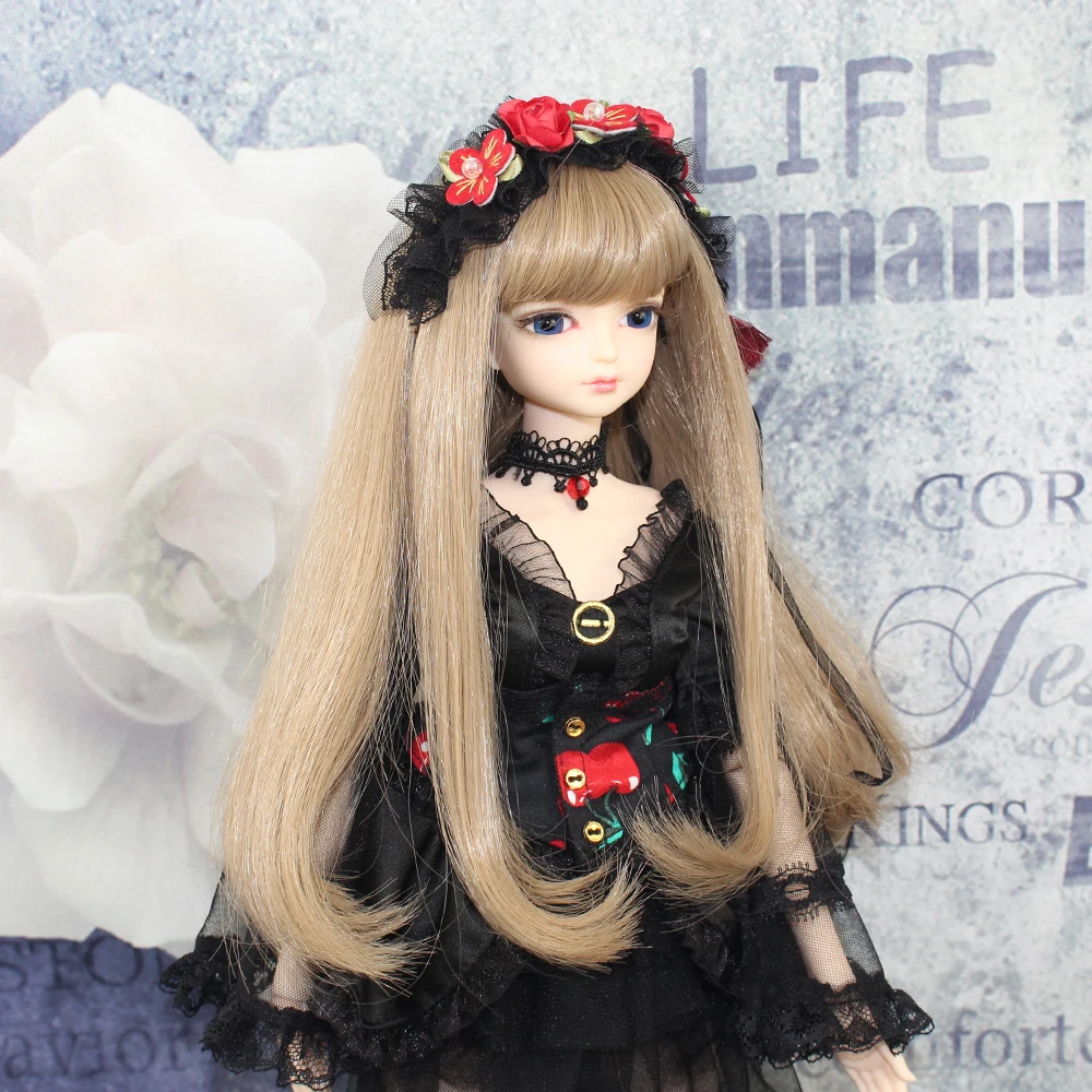 Fortune Days 1/4 мм Девушка BJD шарнирное тело с макияжем рук reborn девушки черное платье