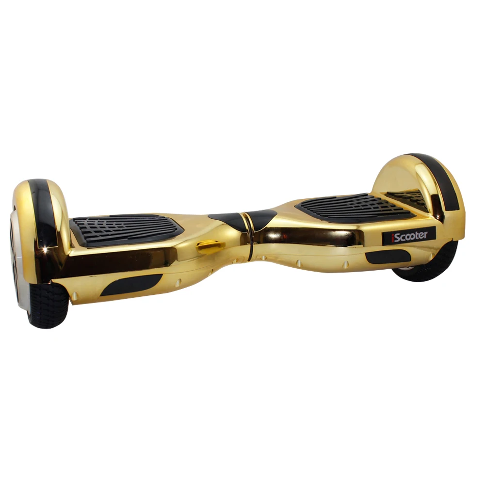 UL2722 hoverboard 6.5 inch bluetooth Chrome color Electric Skateboard steering-wheel Smart 2 wheel self Balance Standing scooter