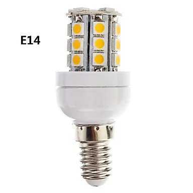 HRSOD 4 X E14/G9 3 W 27 SMD 5050 350 LM лампы с теплым белым/холодным белым светом (110 В/220 В) | Лампы