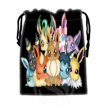 Hot Sale Custom Eevee 16 drawstring bags for mobile phone tablet PC packaging Gift Bags18X22cm SQ00729