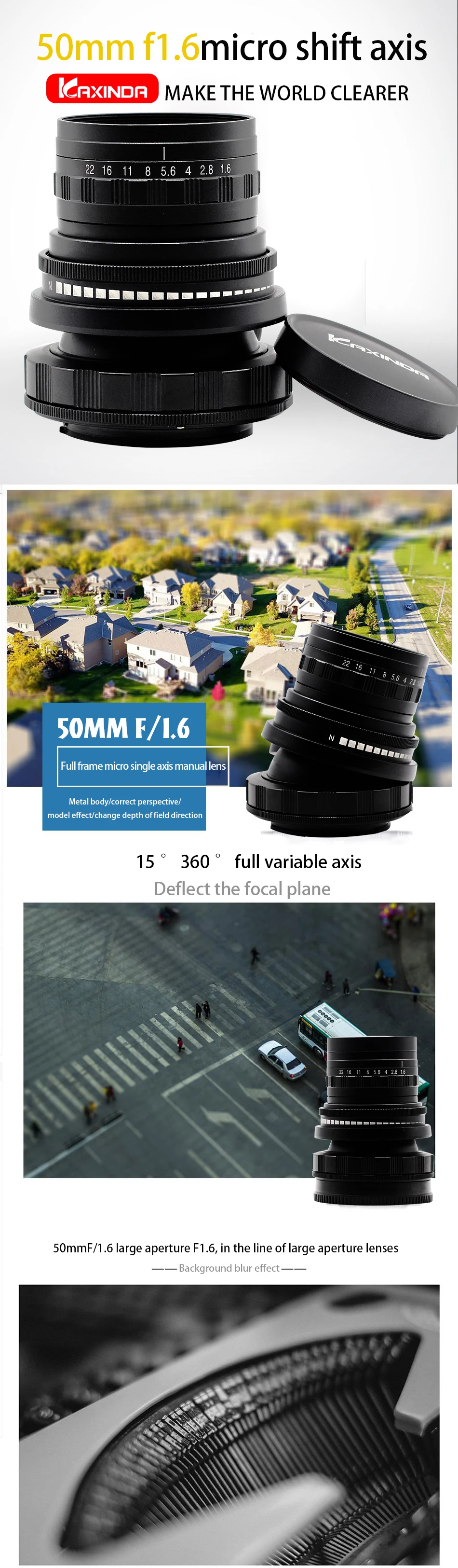 50 мм/F22-F1.6 подходит небольшой одноножный объектив для Олимпус Камера объектив для Nikon V1 V2 V3 J1 J2 J3 J4 J5 для Canon EOS-M для цифровой фотокамеры Fuji Камера объектив