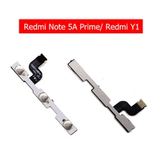 Для Xiaomi Redmi Примечание 5A Prime/Redmi Y1 гибкий кабель питания и громкости кабель боковая кнопка включения выключения гибкий кабель для ремонта запасные части