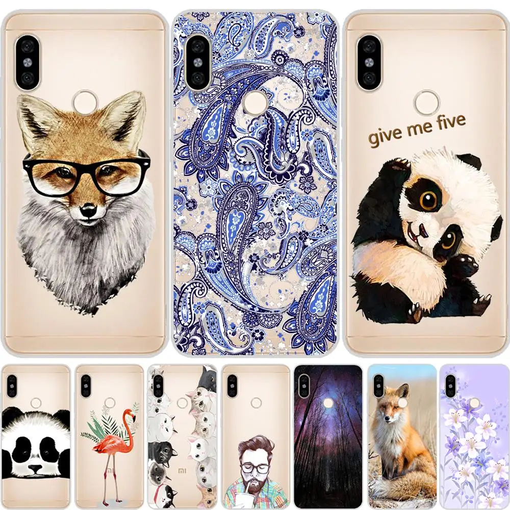 

Cute Cartton Pattern Cover Xiaomi Redmi 4X 4A Note 5 5A S2 Prime Redmi 6 6A Note 6 Pro Mi A1 A2 lite Silicone TPU soft case