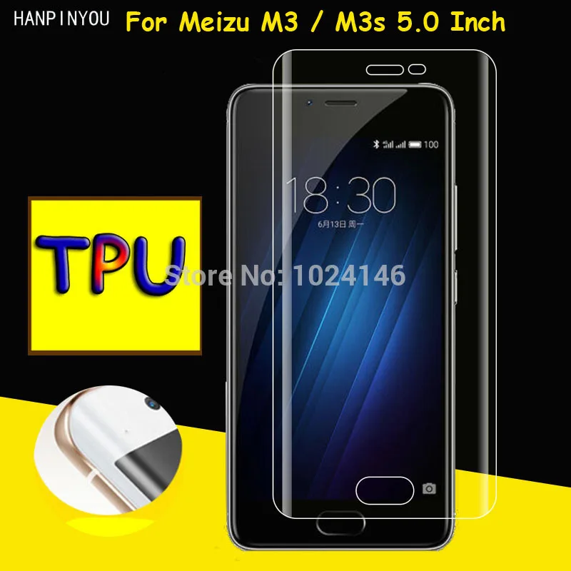 Защитная пленка из мягкого ТПУ с полным покрытием защитная для Meizu M3/M3s 5 0 &quot