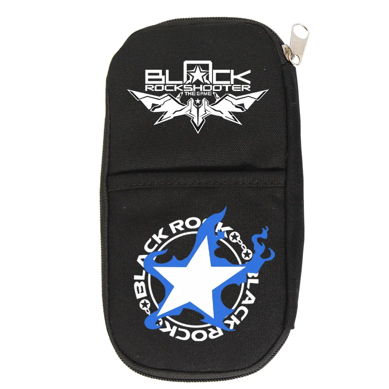 Черный Rock Shooter BRS Star кошелек для мальчиков и девочек пенал школьные