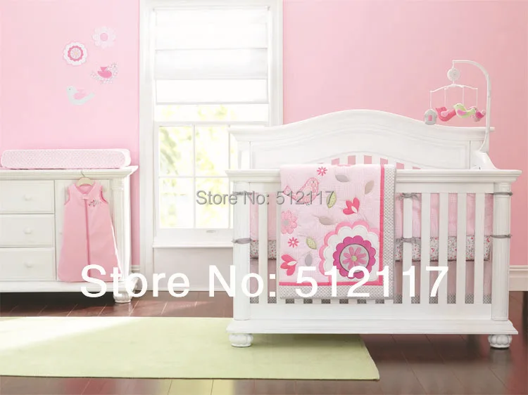 Ensemble De Literie Pour Berceau De Bebe Nouveau 7 Pieces Applique 3d Fleur D Oiseau Rose Couette Drap Housse Jupe Pare Chocs Aliexpress Ensemble De Literie Pour Berceau De Bebe Nouveau 7 Pieces Applique 3d Fleur D Oiseau Rose Couette Drap Housse Jupe Pare Chocs Aliexpress