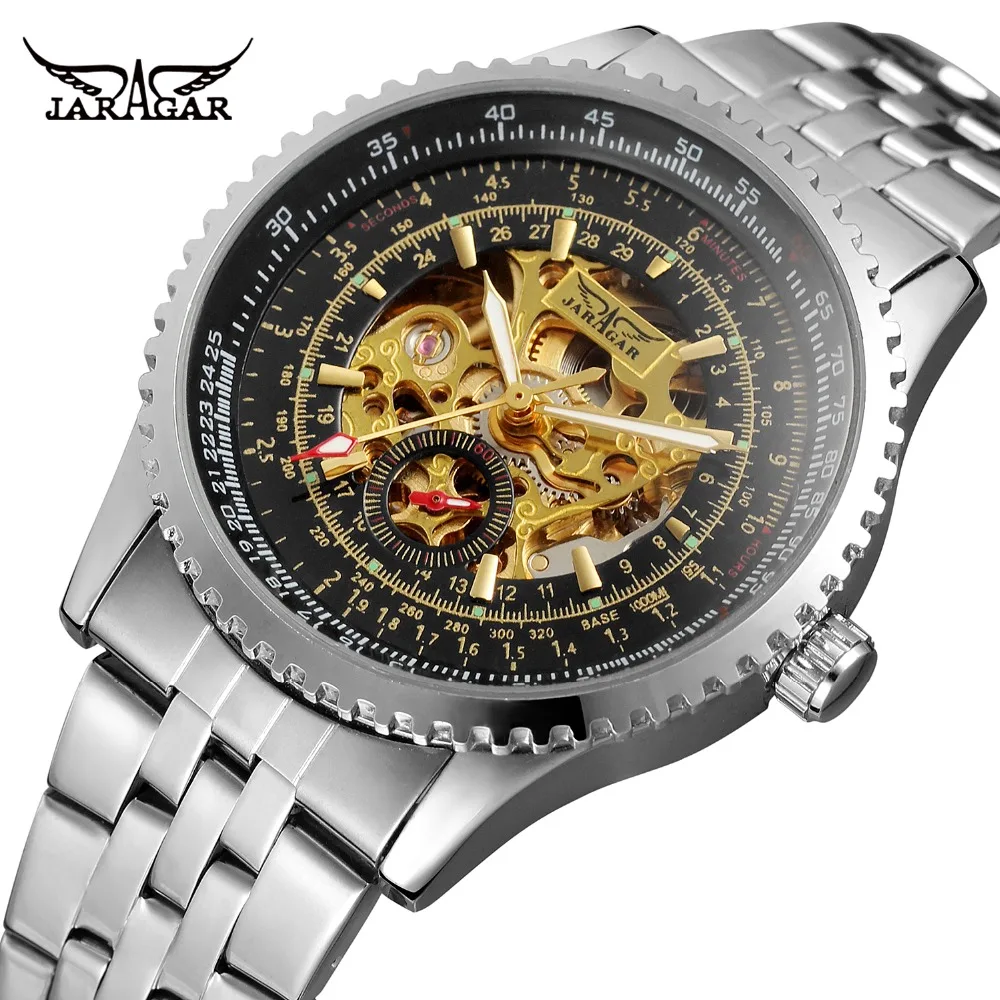 Часы скелетоны мужские с автоподзаводом из нержавеющей стали|wristwatch vintage|wristwatch mens