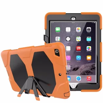 

Hybrid Protective Shell Hard Back Cover Case with Kickstand Heavy Duty Defender For iPad 9.7 inch 2017 50pcs/lot Free shipping