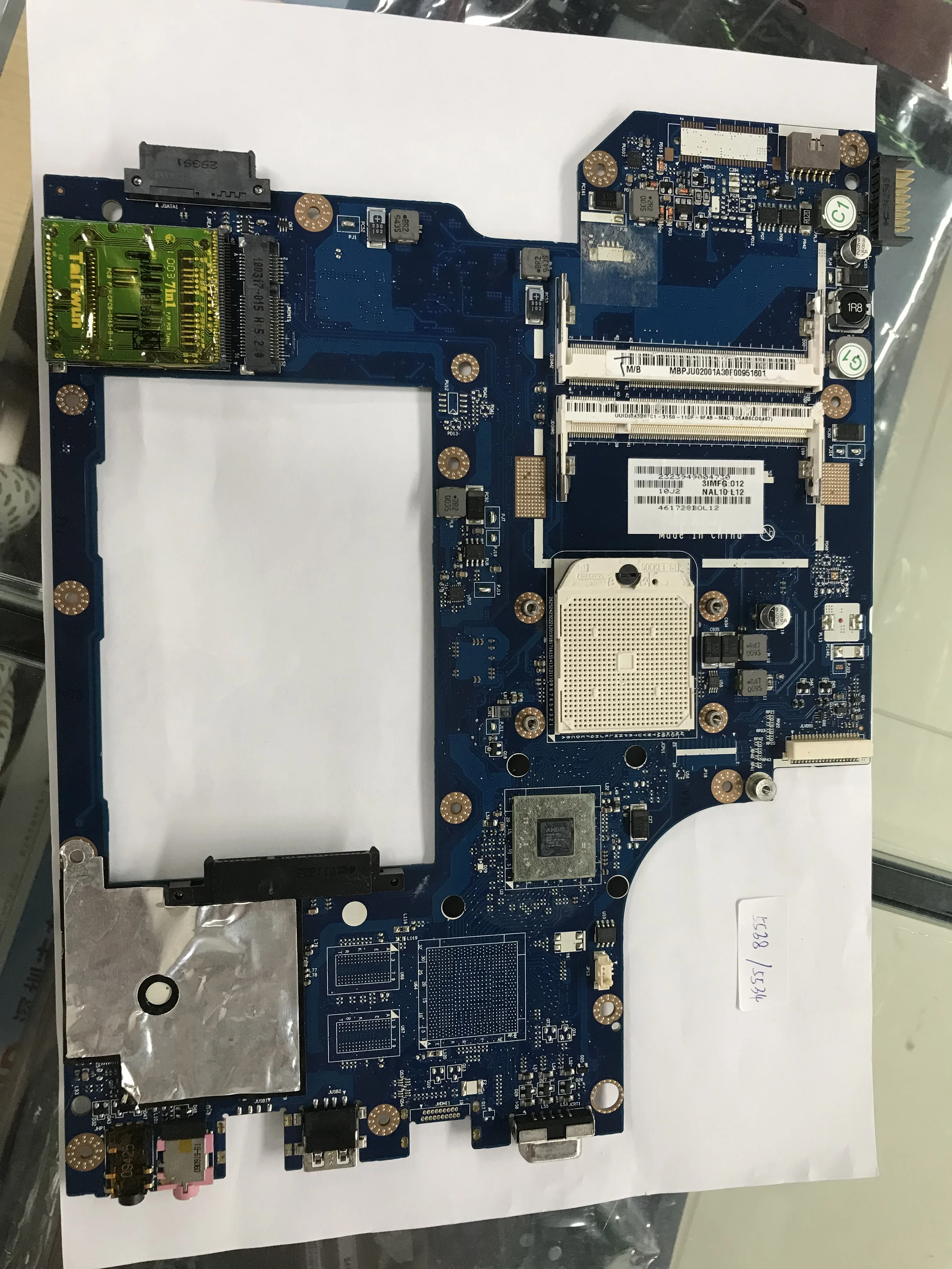 Материнская плата MBPJU02001 для ACER Aspire 5534 материнская ноутбука NAL00 100% тестирование
