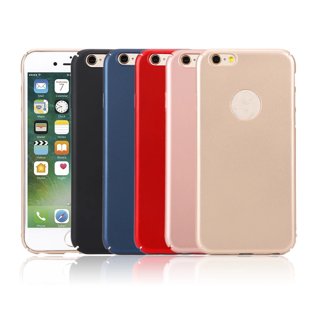 

Shockproof Anti-fingerprint Back Phone Case For iPhone 6 6S 7 Plus 5 5S Ultra-thin PC Cover Protective Shell for iPhone 7