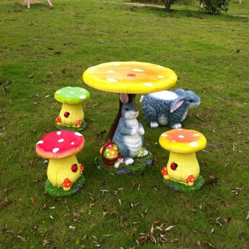 Creative Cartoon Animal And Plant Simulation Outdoor Furniture Creative cartoon animal and plant simulation outdoor furniture Children furniture coffee table and chairs balcony garden patio f - Creative Cartoon Animal And Plant Simulation Outdoor Furniture