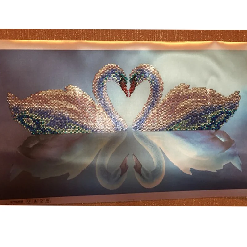 Картина из страз 5d &quotсделай сам&quot|diamond painting swan|5d diydiamond |