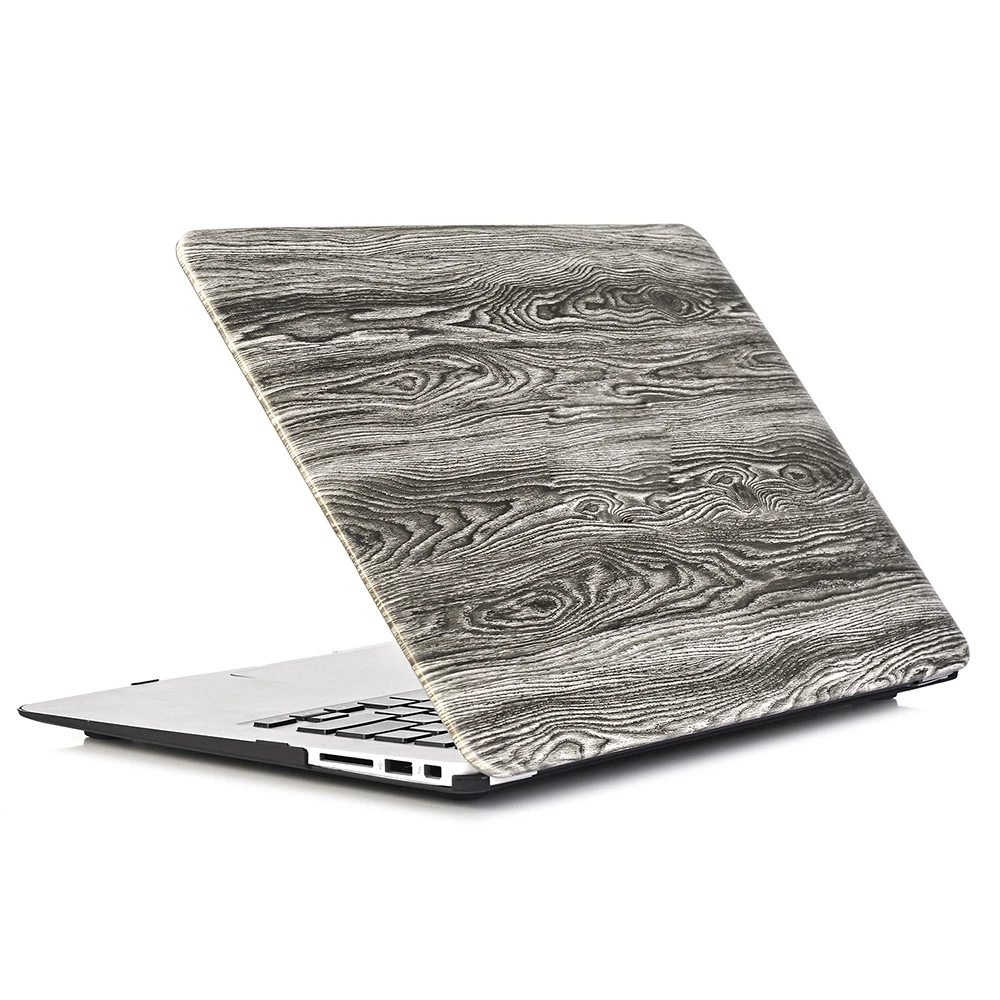 Slim PVC For Macbook Air 13 Pro 13 2017 2018 Cover wood Grain Printed Cover for Macbook Air Pro Retina 11 12 13 15 A1989 A1990 (3)