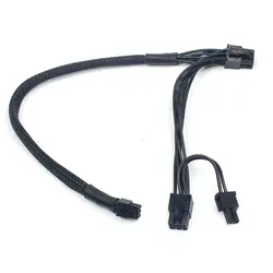 6 Pin To 2 PCIE 6 замена штырей разъем стабильная видеокарта провод портативный силовой кабель безопасный легкий адаптер для Mac Pro