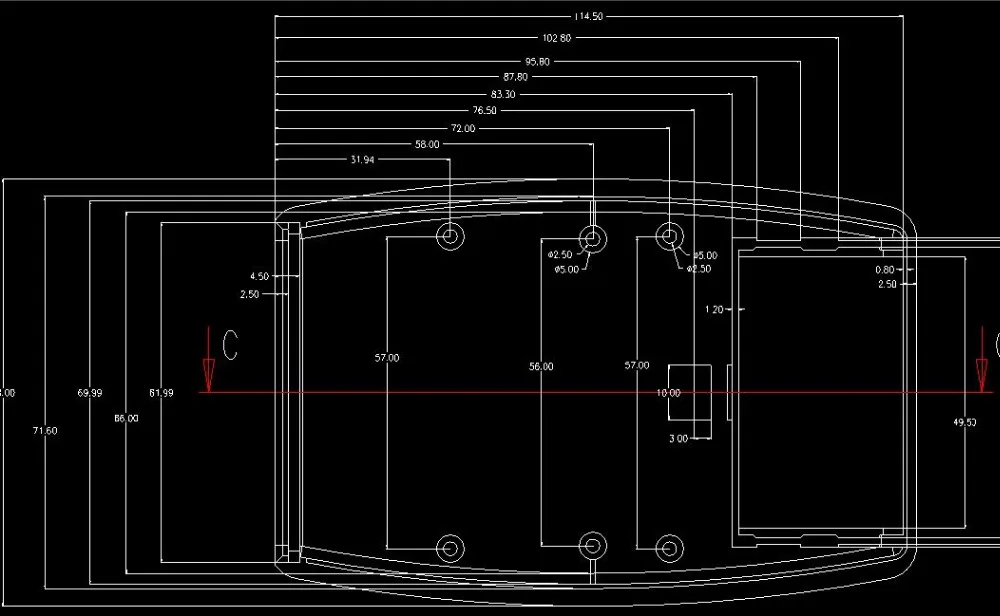 szomk handheld plastic box for electronics instrument housing plastic enclosure for pcb design junction box device project box  (4)