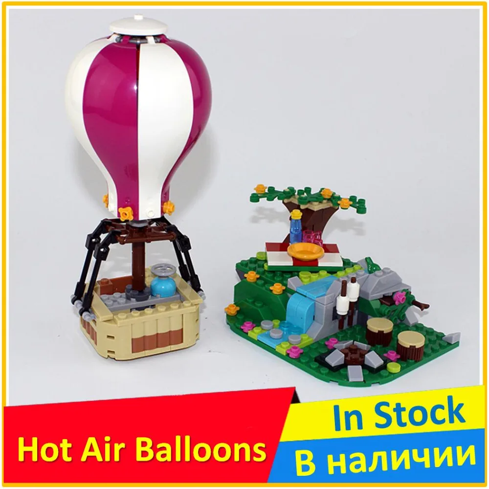 

Hot Air Balloon 41097 Building Blocks Model Toys For Children BELA 10546 Compatible legoed Friends Bricks Figure Set