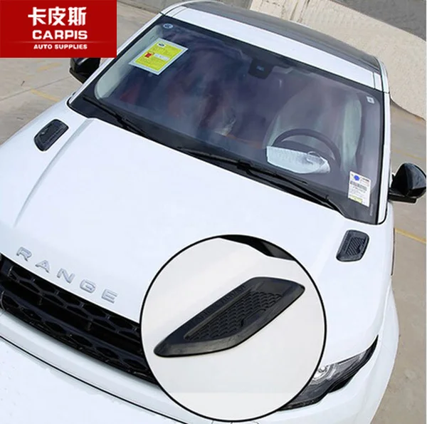 

Chrome Car Engine AC Outlet Cover Trim Stickers For Range Rover Vogue SE Range Rover Evoque Accessories Car Styling