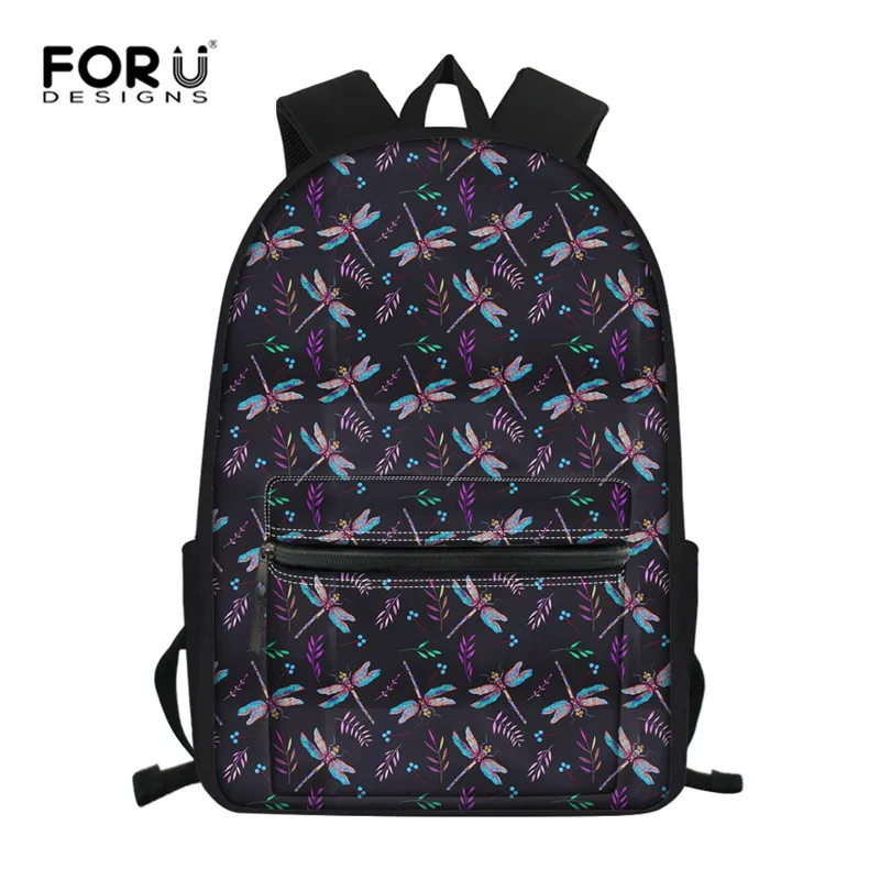 FORUDESIGNS Dragonfly Kids School Backpacks for Girls Bags Bookbags Children Elementary Student Backpack | Багаж и сумки