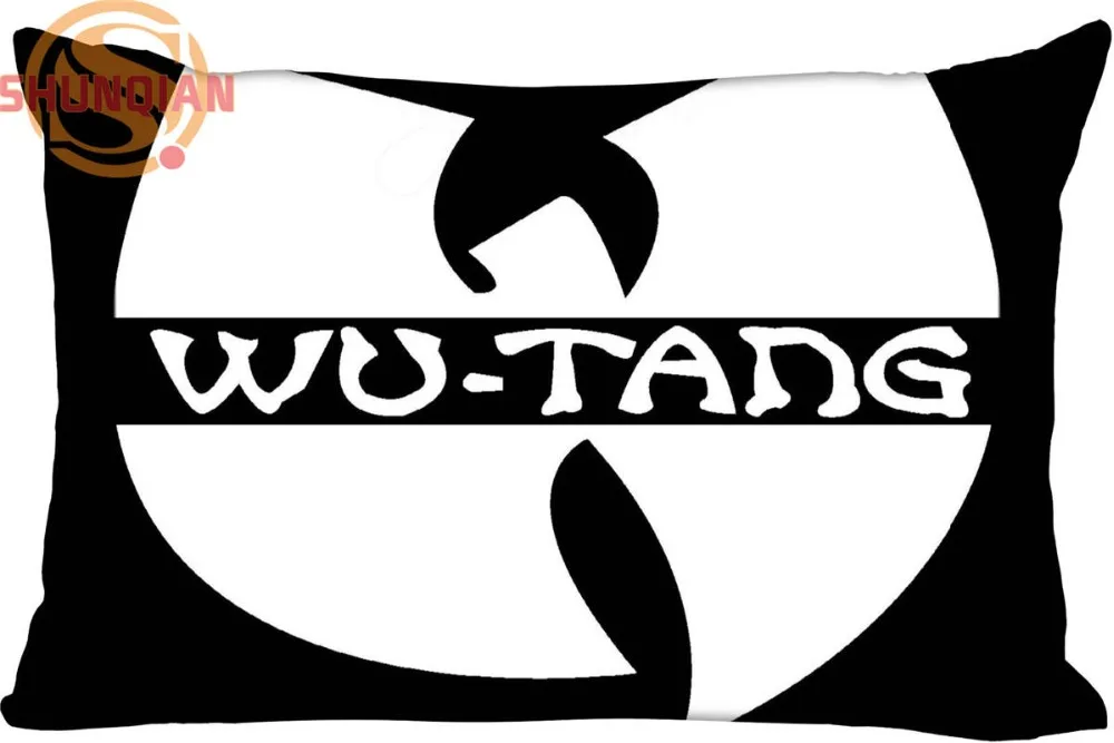 Новинка наволочка Wu Tang на молнии Размер чехла 45x35 см 40x60 45x75 50x75 (две
