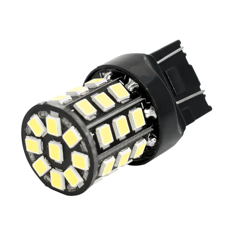 1 шт. T20 W21/5 Вт 7443 двойная струна 33 SMD 2835 Светодиодный автомобильные стояночные фонари задние лампы Автомобильные дневные ходовые огни красный белый янтарный, оранжевый