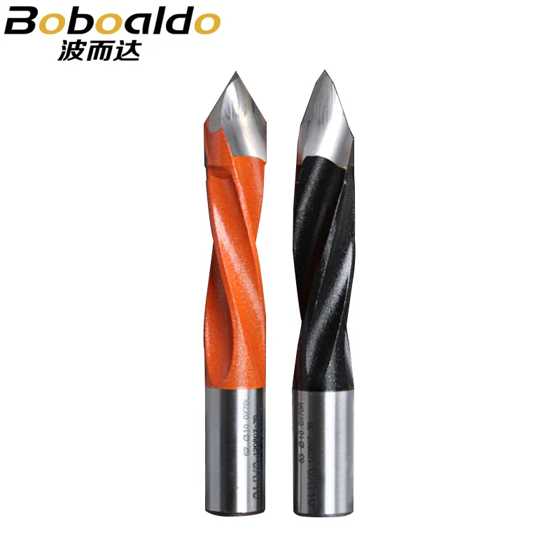 

1pc 10mm Shank Woodworking Drill Bits Dia. 3-10mm Arden Router Bit for Making Hole of Wood Carbide Cutting head