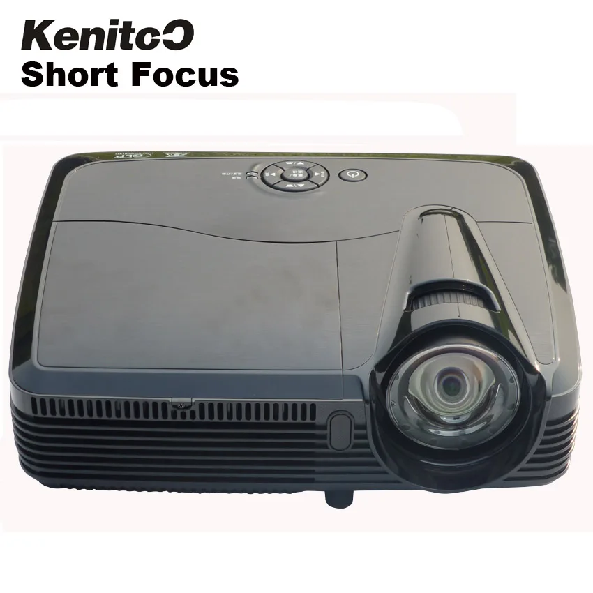 3600ANSI Lumens Short Focus DLP Projector 1024*768 Native Resolution Shutter 3D Projector With