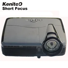 3600ANSI Lumens Short Focus DLP Projector 1024*768 Native Resolution Shutter 3D Projector With HDMI Input, Daytime Used