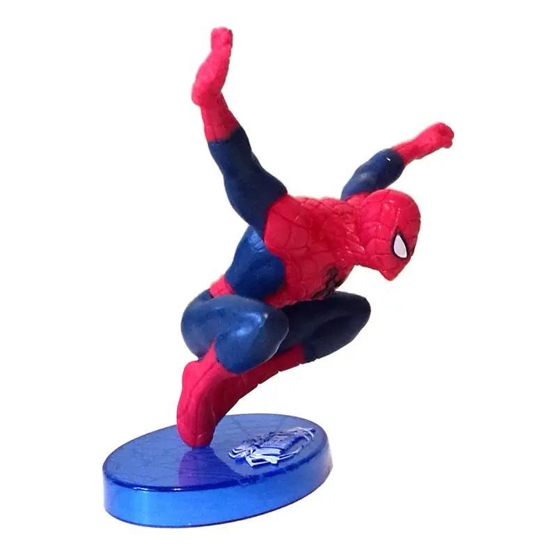 Spiderman Action Figure Kid Boy Display Figurines Set Cake Topper
