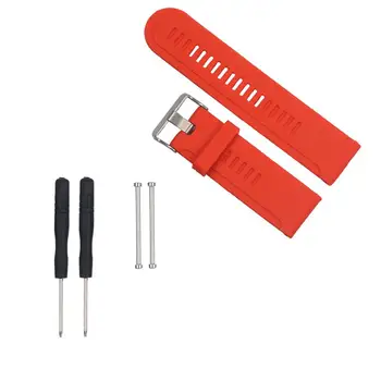 

Superior Soft Silicone Strap Replacement Watch Band + Lugs Adapters For Garmin Fenix 3 Watch July 8
