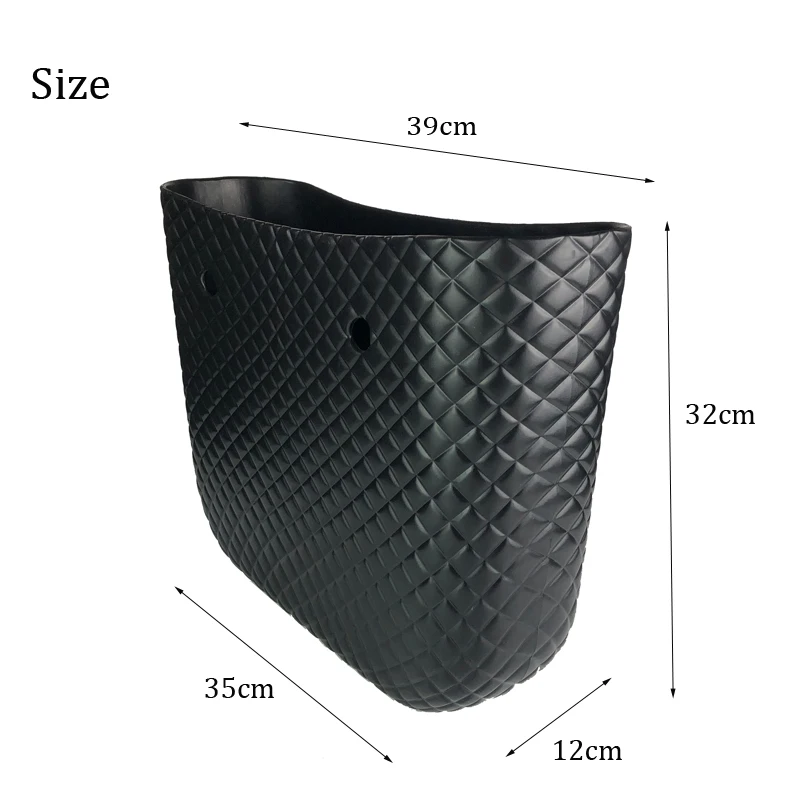 Алмазная зернистая сумка большого размера Водонепроницаемая EVA сумка для тела O Сумка Стиль obag сумка резиновая силиконовая сумка