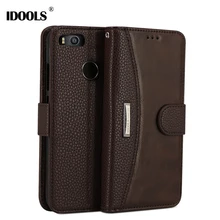 IDOOLS Case For Xiaomi Redmi 6 Pro 6A Note 5 Pro PU Leather Wallet Flip Card Holder Bags Cases For Xiaomi Mi A1 5X 5 Plus Coque