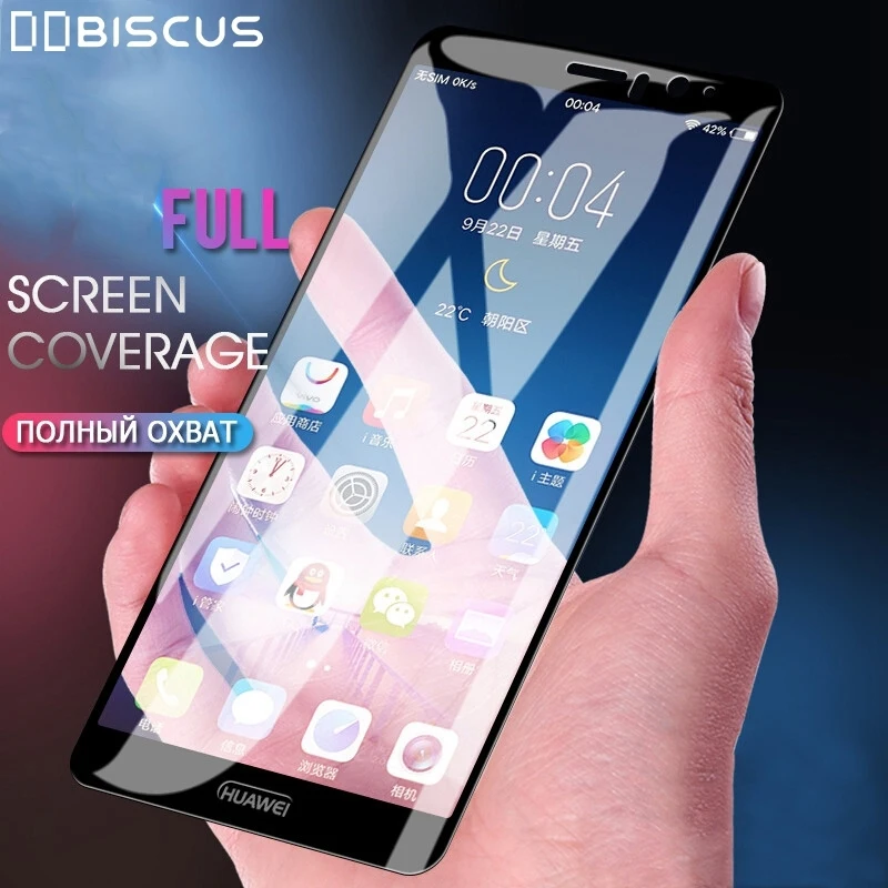 Защитное стекло для Huawei Y5P Honor 10i 9X Lite 9A 9C 9S 8X 8S 8A 7A 7C Pro закаленное покрытие экрана