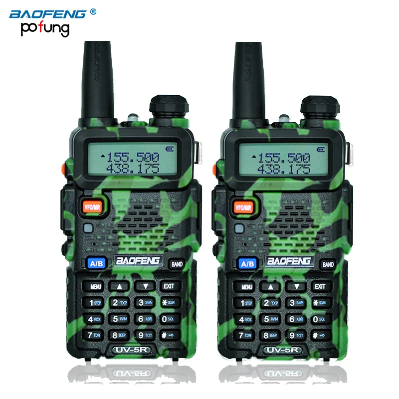 Buy Russian stock 2PCS camouflage BaoFeng UV 5R talkie