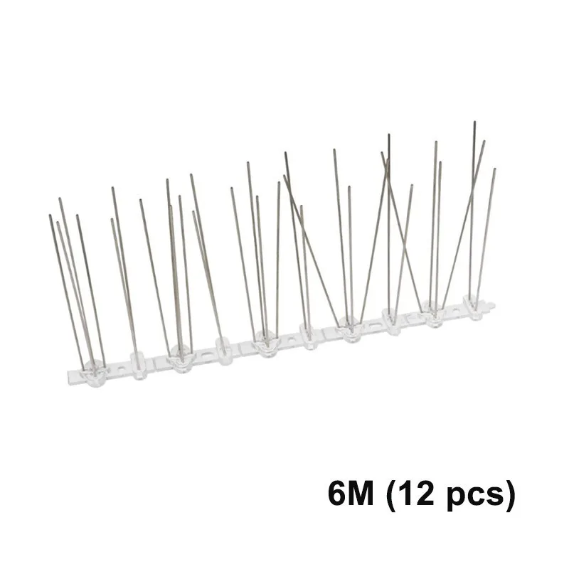 Горячая 6 м пластиковые птицы и шипы для отпугивания голубей Анти Птица анти голубь шип для избавления голубей и отпугивания птиц борьба с вредителями - Цвет: 6M