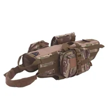 Военный тактический жилет для дрессировки собак с ремнем для первой помощи