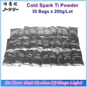 

30 Bags *200g Sparkular DMX Spark Machine Powder 1-5m Fountain Stage Spark Cold Machine Fireworks TItanium MSDS Powder DJ Light