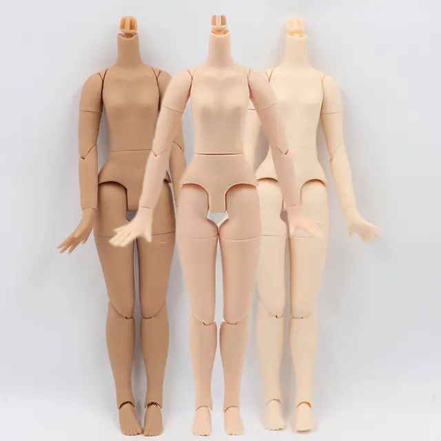 Azone S Blyth Body Small breast Black,White,Natural skin BJD DIY Multi- angle Shaking Neck 2