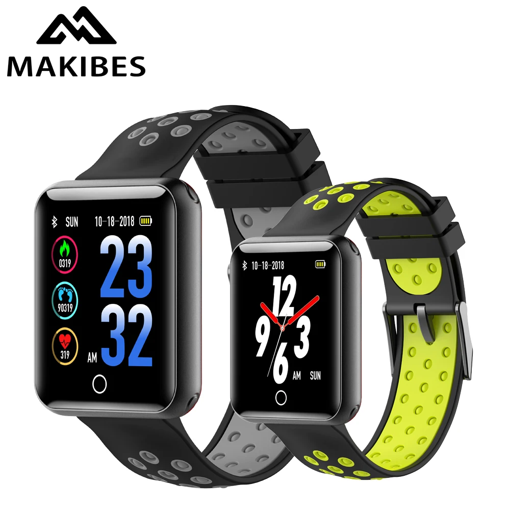 Buy Makibes CK01 Bracelet Men's 1.54 Color Screen