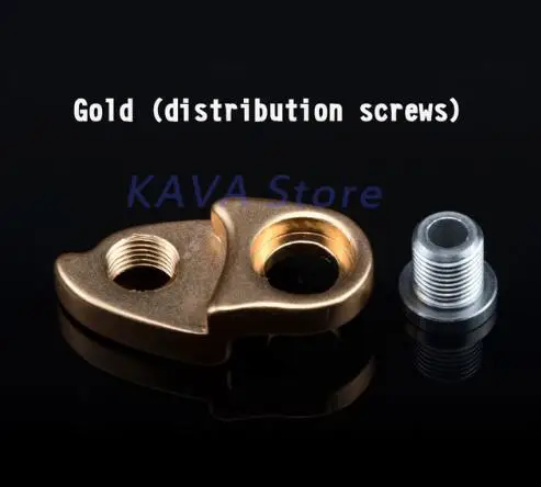 1 pcs gold WUZEI дорожный велосипед задний переключатель Вешалка удлинитель MTB горный велосипед рама шестерни хвост крюк удлинитель - Цвет: 1 pcs gold