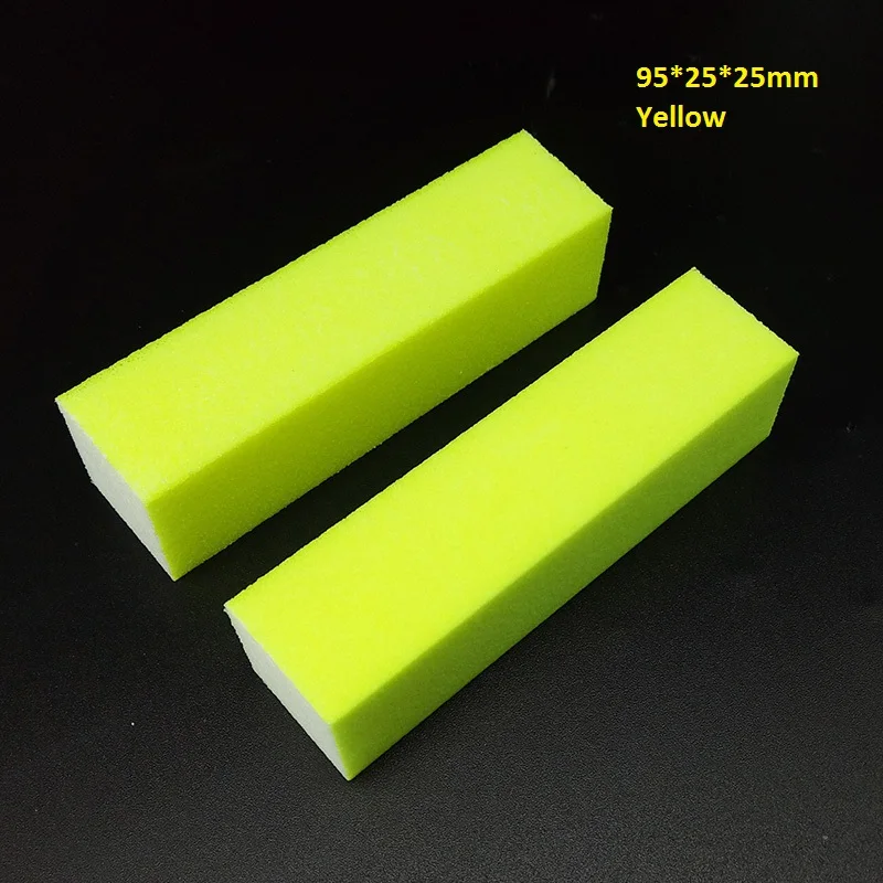 2*Buffing Sanding Buffer Nail Files Fluorescent Color 4 Sides Polished