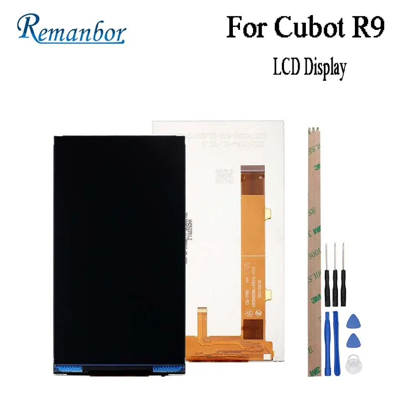 

Remanbor For Cubot R9 LCD Display Screen Digital Repair Parts Replacement For Cubot R9 5.0'' Phone Accessories+Tools+Adhesive