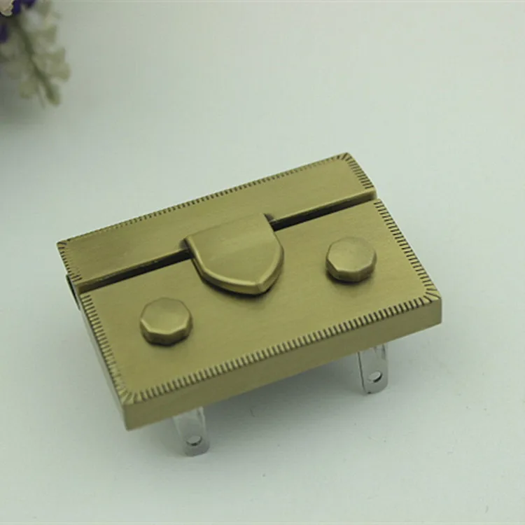 10pcs/lot New 2019 High-grade thickening turn lock twist lock Mortise lock Handbag leather case hardware accessories