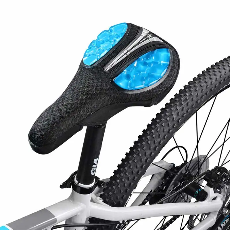 

Road Bicycle Liquid Silicone Front Saddle Cover Mountain MTB Bike Shockproof Soft Sponge Gel Cushion Saddle Seat Bicycle Parts