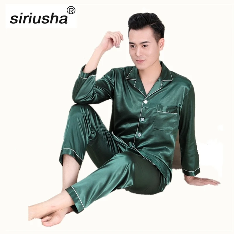 Высокое качество пижамные комплекты одежда с длинным рукавом Домашняя одежда Пижама для молодой мужчина подходит пижама для всех сезонов