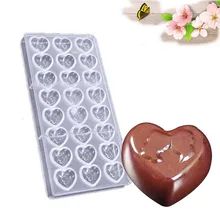 DIY в форме сердца любовник любовь Аватар голова портрет скульптура PC поликарбонат прозрачный пластиковый лоток для шоколада форма для свадьбы