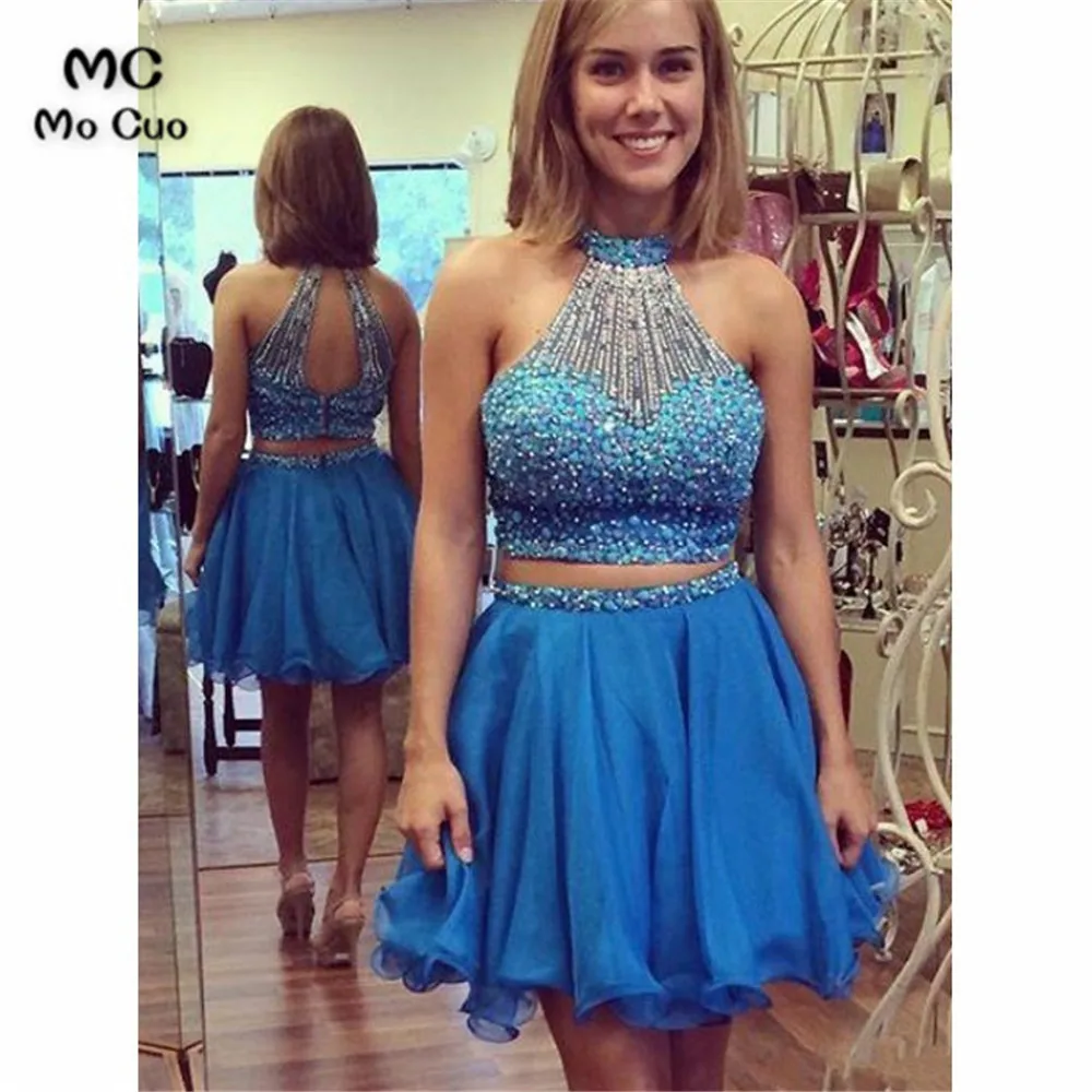 Pérolas Dama de Honer Keyhole Halter Beading