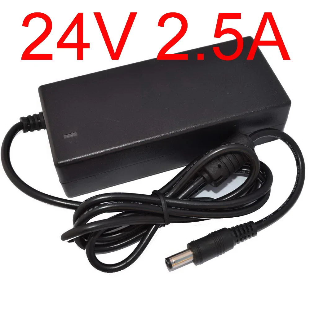 1pcs 고품질 24V 2A 24V 2.5A 24V 3A AC 100V-240V 변환기 어댑터 전원 공급 장치 DC 5.5mm x 2.1-2.5mm 충전기