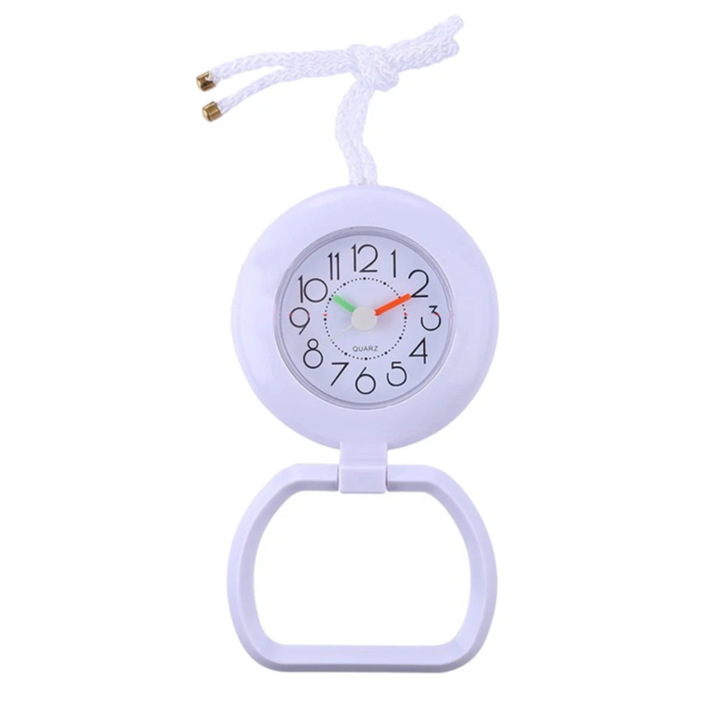 Kitchen Bathroom Wall Clock Waterproof Silent Creative Shower Time with Ring Multi Uses for Ktchen Clock Watch